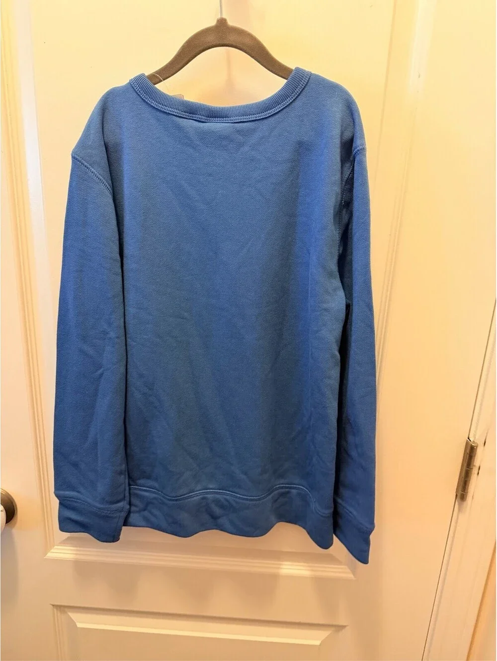 Gap Kids S.F. Athl. Dept. Ram Graphic Crewneck Sweatshirt Blue Size L 10/12
